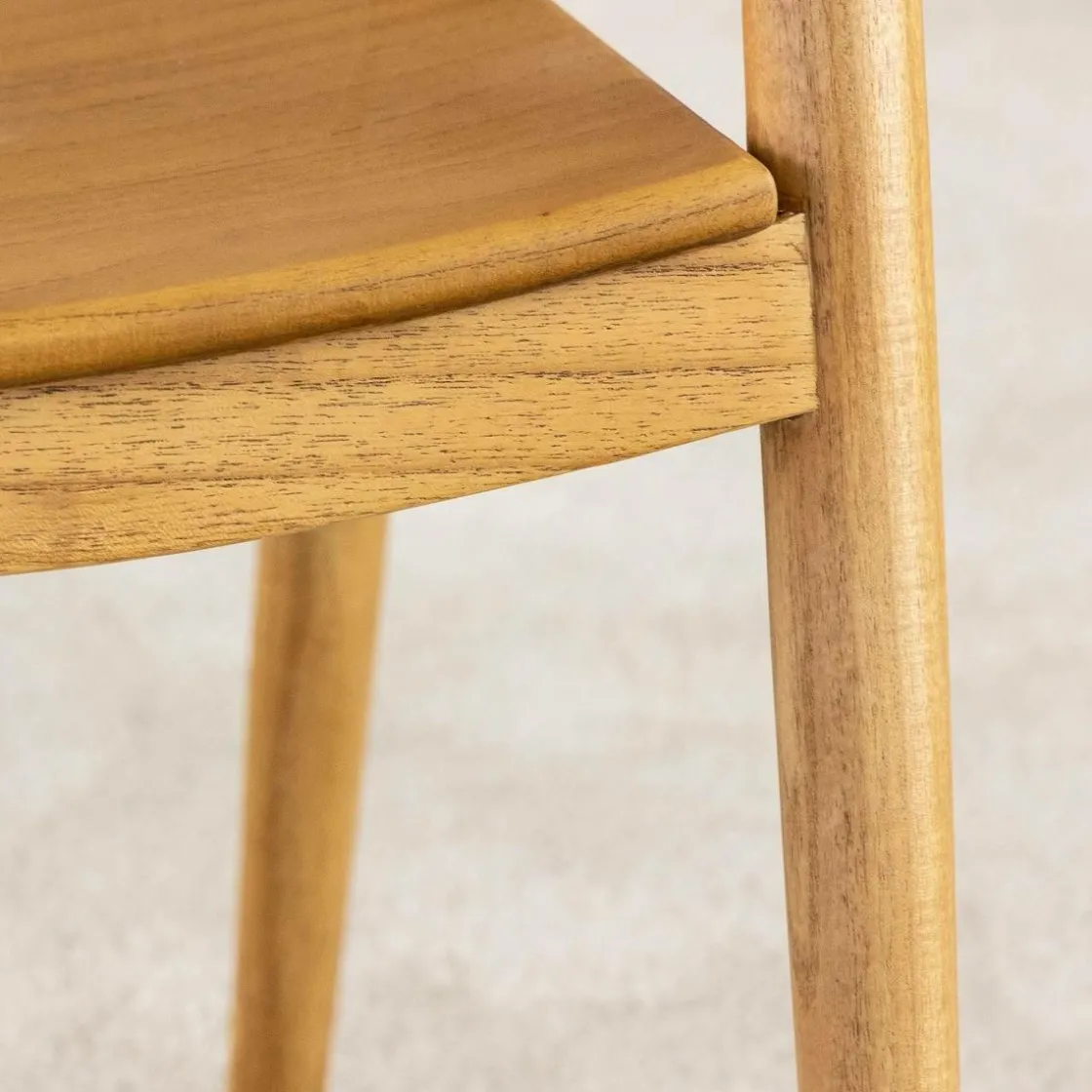 Made in Meubles Chaise<Chaise en bois de teck June (lot de 2)