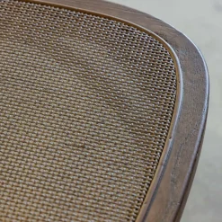 Made in Meubles Chaise<Chaise en bois d'orme et cannage Luzian (lot de 2)