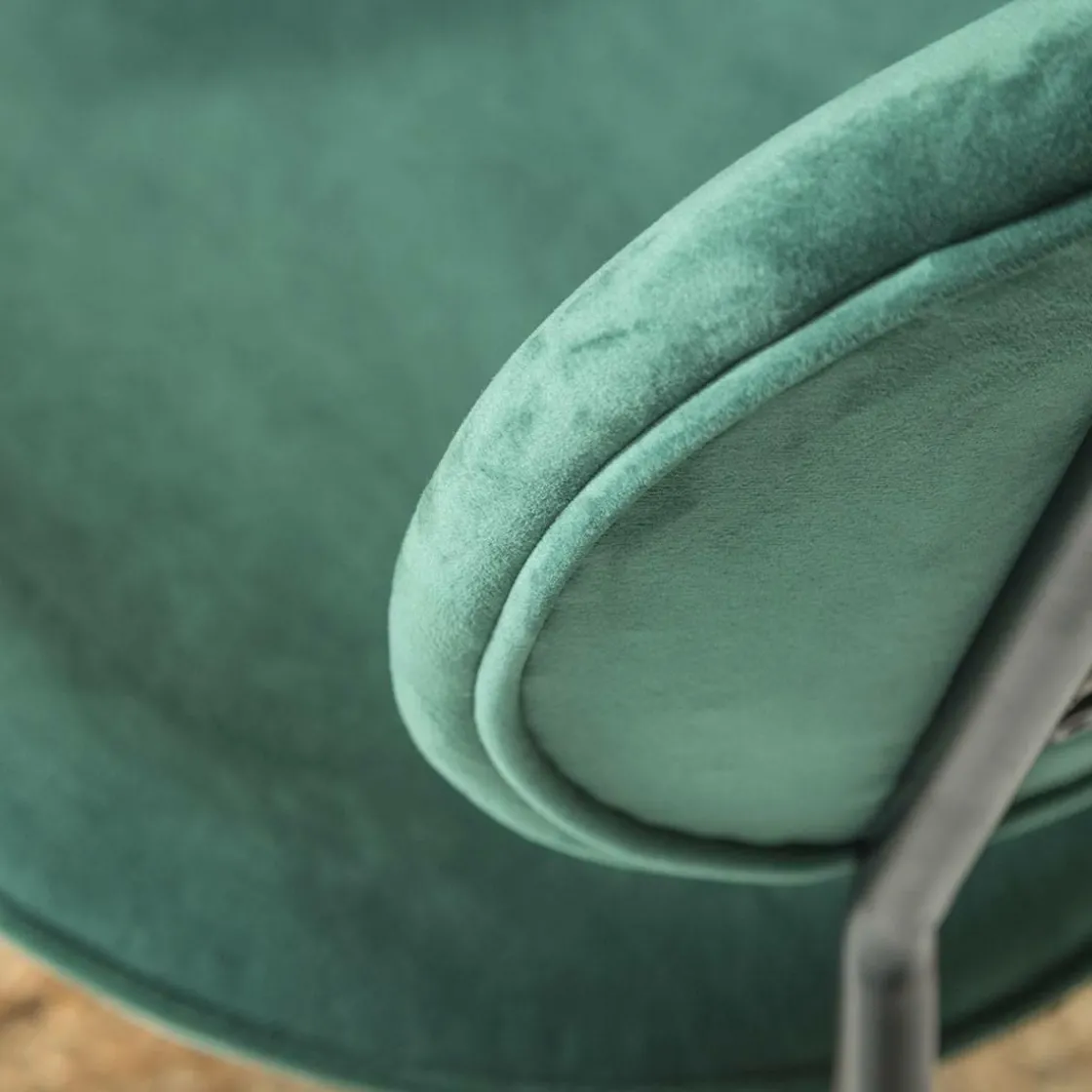 Made in Meubles Chaise<Chaise en velours vert émeraude Sohane (lot de 2)