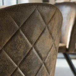 Made in Meubles Chaise<Chaise marron chocolat Jasmine (lot de 2)