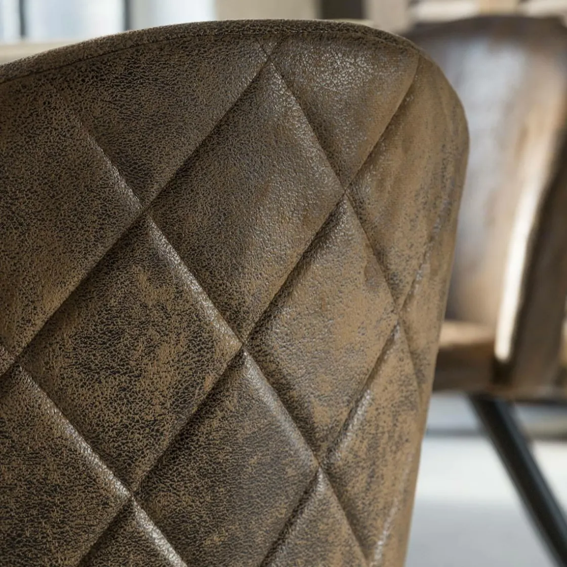 Made in Meubles Chaise<Chaise marron chocolat Jasmine (lot de 2)