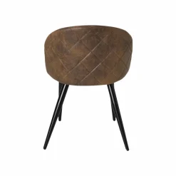 Made in Meubles Chaise<Chaise marron chocolat Jasmine (lot de 2)