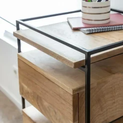 Made in Meubles Chiffonnier<Chiffonnier en bois de manguier et métal Haïcé