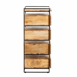 Made in Meubles Chiffonnier<Chiffonnier en bois de manguier et métal Haïcé