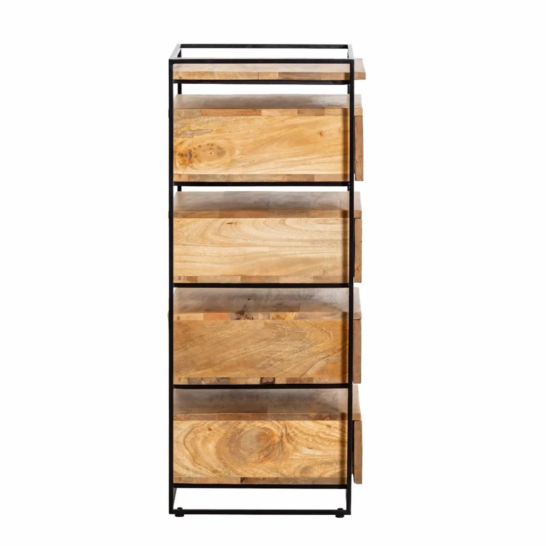 Made in Meubles Chiffonnier<Chiffonnier en bois de manguier et métal Haïcé