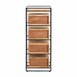 Made in Meubles Chiffonnier<Chiffonnier en bois de manguier et métal Haïcé