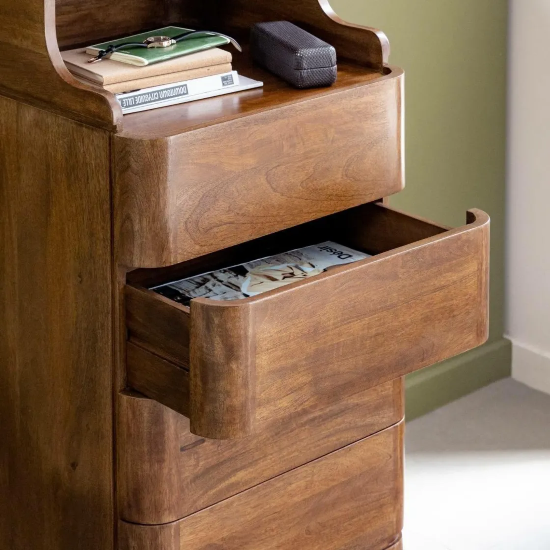 Made in Meubles Chiffonnier|Meuble De Rangement<Chiffonnier en bois de manguier Remick