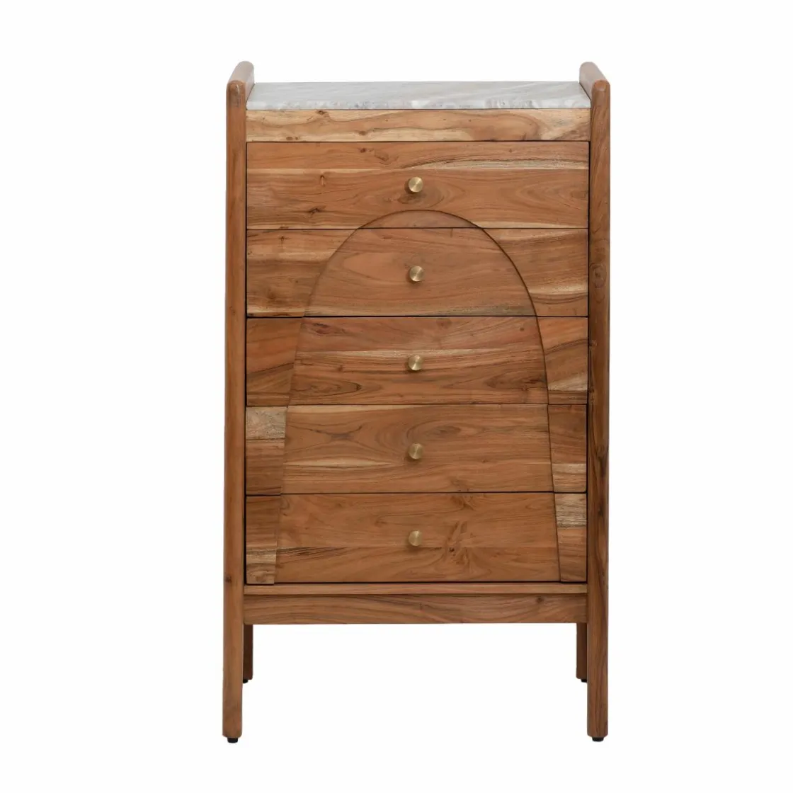 Made in Meubles Chiffonnier<Chiffonnier en marbre et bois d'acacia Calix