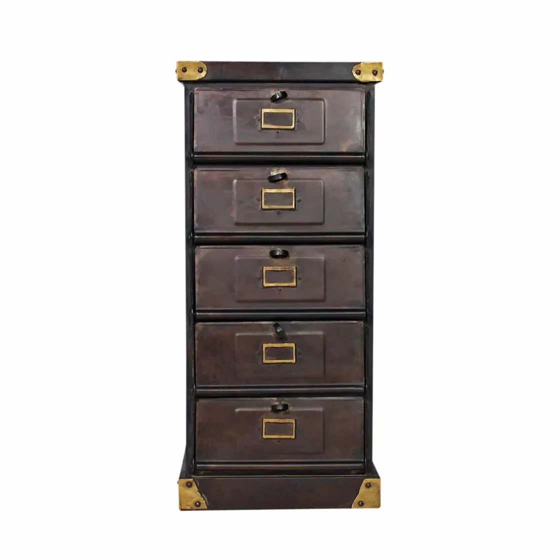 Made in Meubles Chiffonnier<Chiffonnier en métal 5 tiroirs Eugénie