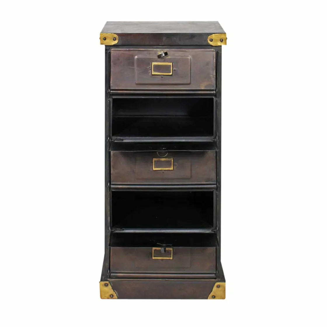 Made in Meubles Chiffonnier<Chiffonnier en métal 5 tiroirs Eugénie