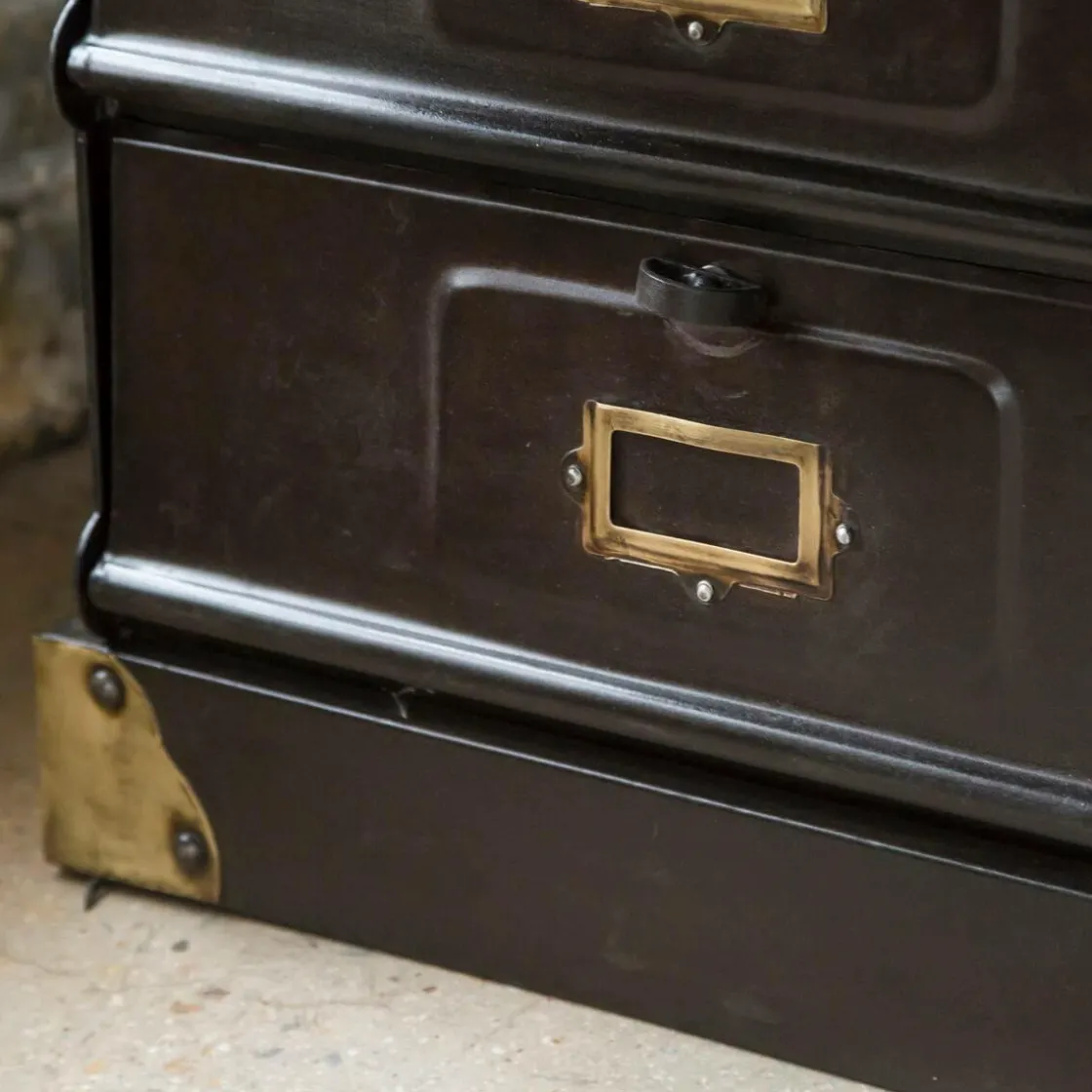 Made in Meubles Chiffonnier<Chiffonnier en métal 5 tiroirs Eugénie