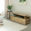 Made in Meubles Banc|Meuble De Rangement<Coffre banc en bois de manguier clair Babeth