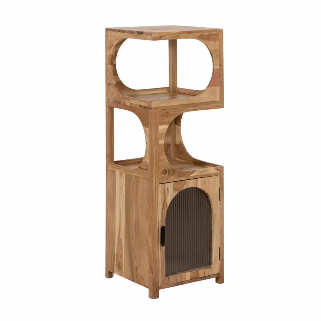 Made in Meubles Colonne<Colonne 1 étagère en bois d'acacia Emyr