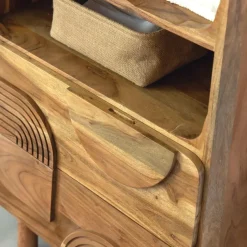 Made in Meubles Colonne<Colonne de salle de bain en bois d'acacia Tilio