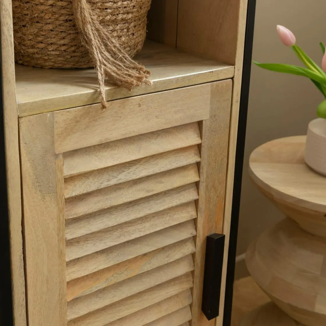 Made in Meubles Colonne<Colonne en bois de manguier Coralie