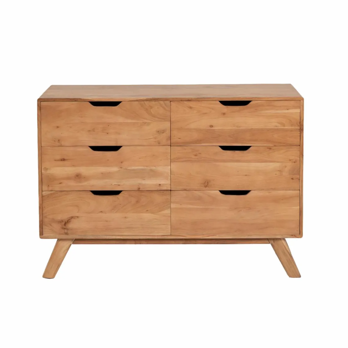 Made in Meubles Commode<Commode en bois d'acacia massif Iwa