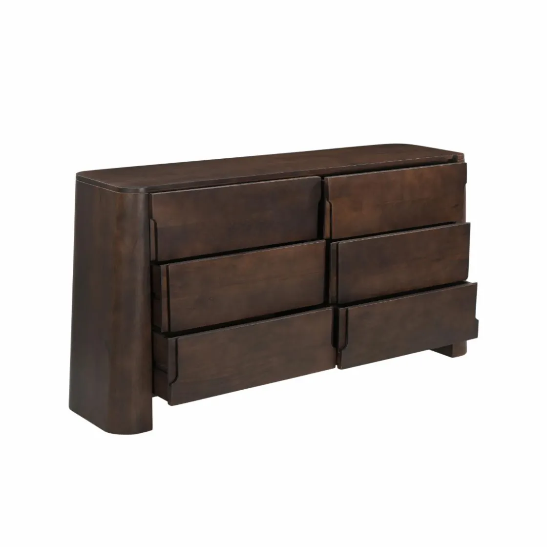 Made in Meubles Commode|Meuble De Rangement<Commode en bois de manguier foncé Liriel