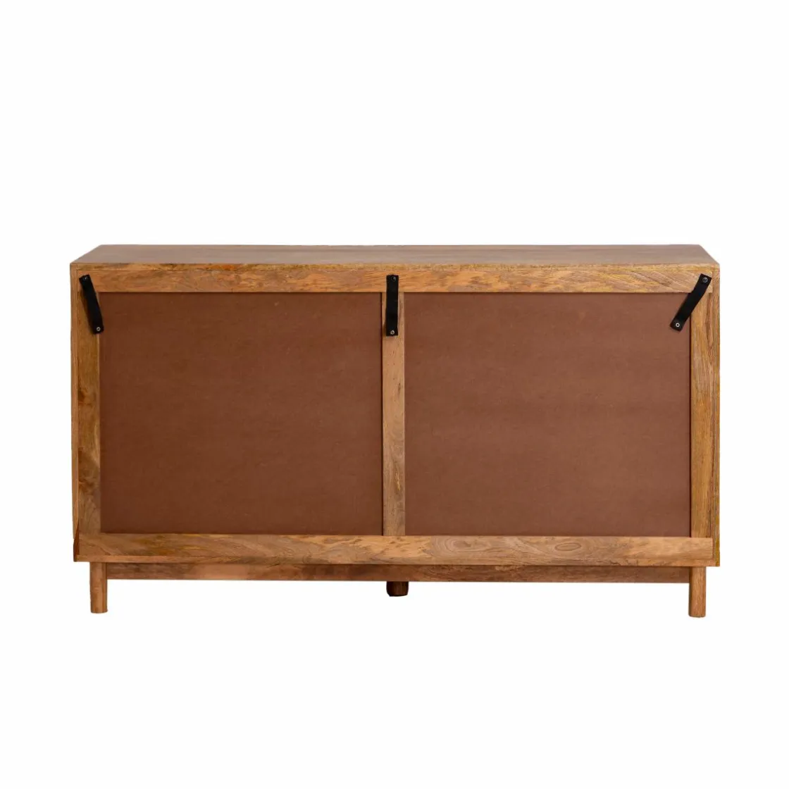 Made in Meubles Commode<Commode en bois de manguier et cannage Rim