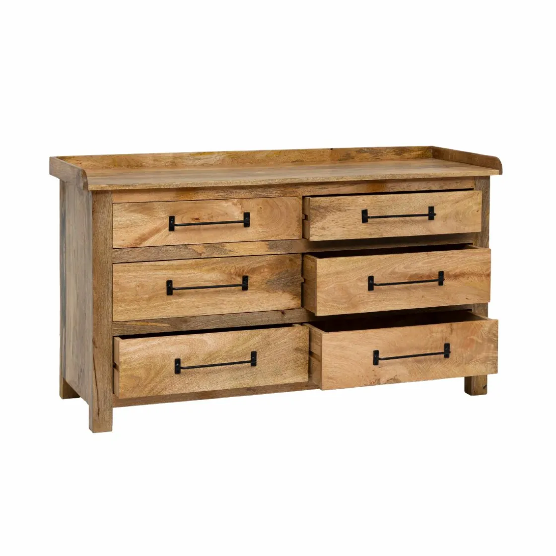 Made in Meubles Commode<Commode en bois de manguier 6 tiroirs Dolly