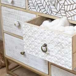 Made in Meubles Commode<Commode en bois de manguier et métal Vic