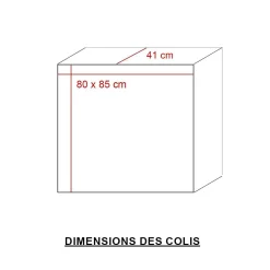 Made in Meubles Commode<Commode en bois de manguier et métal Vic