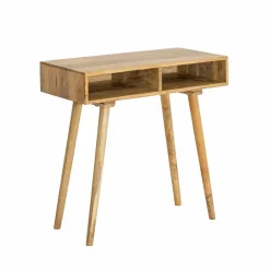 Made in Meubles Table Console<Console avec rangement en bois de manguier Maëva
