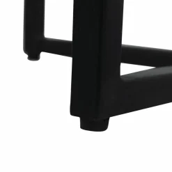 Made in Meubles Table Console<Console demi-lune en marbre blanc et métal Marceau