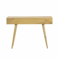 Made in Meubles Table Console<Console en bois de manguier Amara