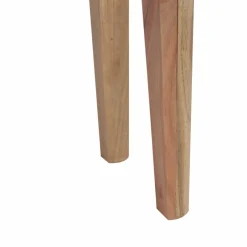 Made in Meubles Table Console<Console en bois de manguier et marbre Arthuro