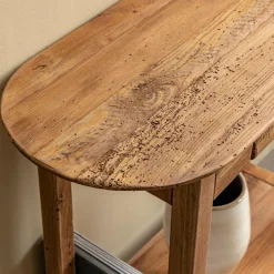 Made in Meubles Table Console<Console en bois de pin recyclé Blaise