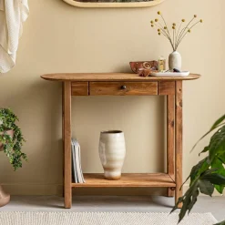 Made in Meubles Table Console<Console en bois de pin recyclé Blaise