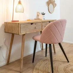 Made in Meubles Table Console|Bureau<Console en bois de sapin Natural