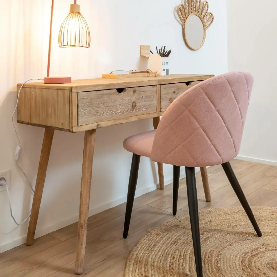 Made in Meubles Table Console|Bureau<Console en bois de sapin Natural