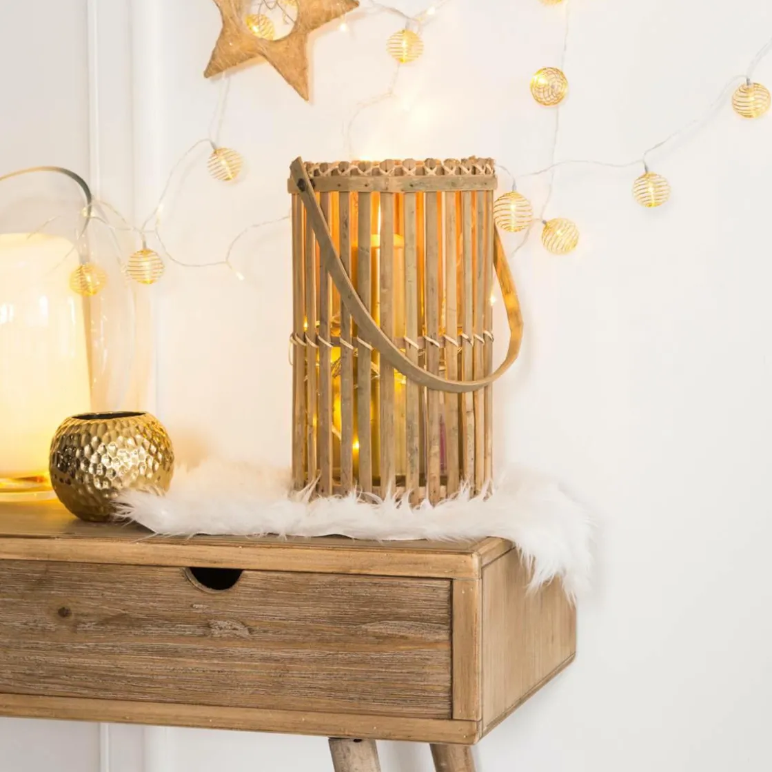 Made in Meubles Table Console|Bureau<Console en bois de sapin Natural