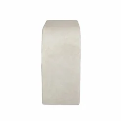 Made in Meubles Table Console<Console en bois effet béton blanc Danaé