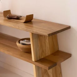 Made in Meubles Table Console<Console en bois recyclé Corin