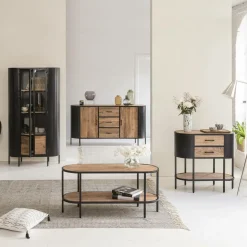 Made in Meubles Table Console<Console en métal Achille