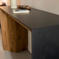 Made in Meubles Table Console<Console en pin recyclé Constance