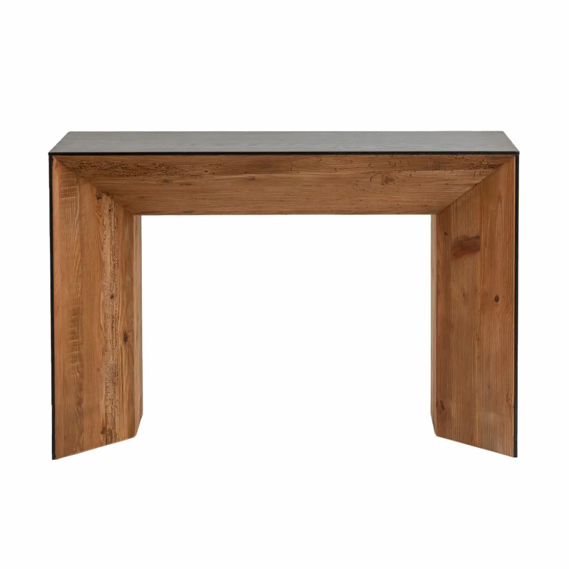 Made in Meubles Table Console<Console en pin recyclé Constance