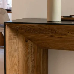 Made in Meubles Table Console<Console en pin recyclé Constance