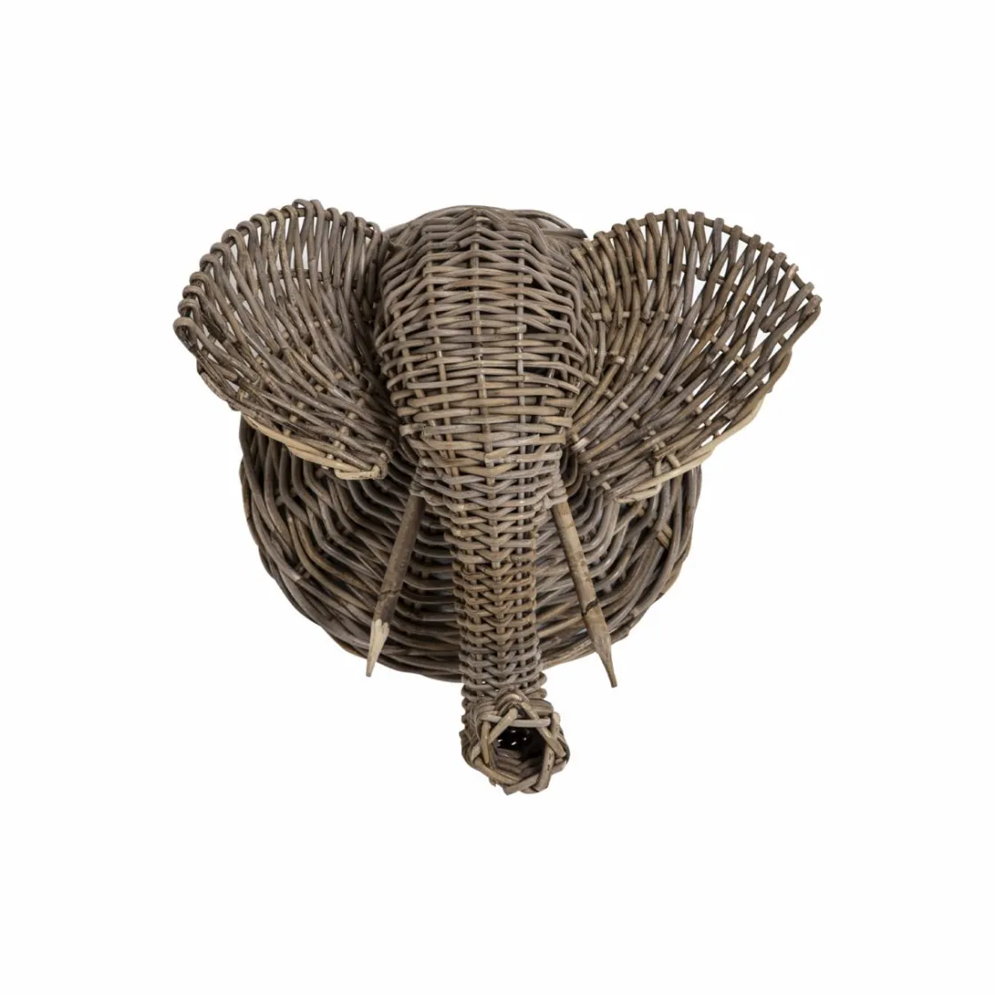 Made in Meubles Décoration<Décoration murale éléphant en rotin Rattan