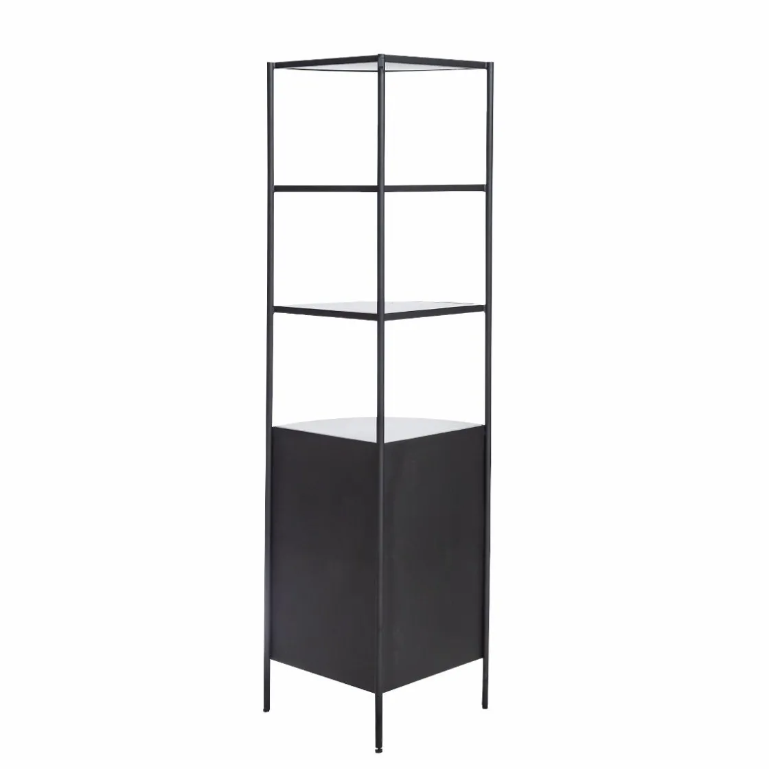 Made in Meubles Etagère<Etagère d'angle en métal et marbre Mona