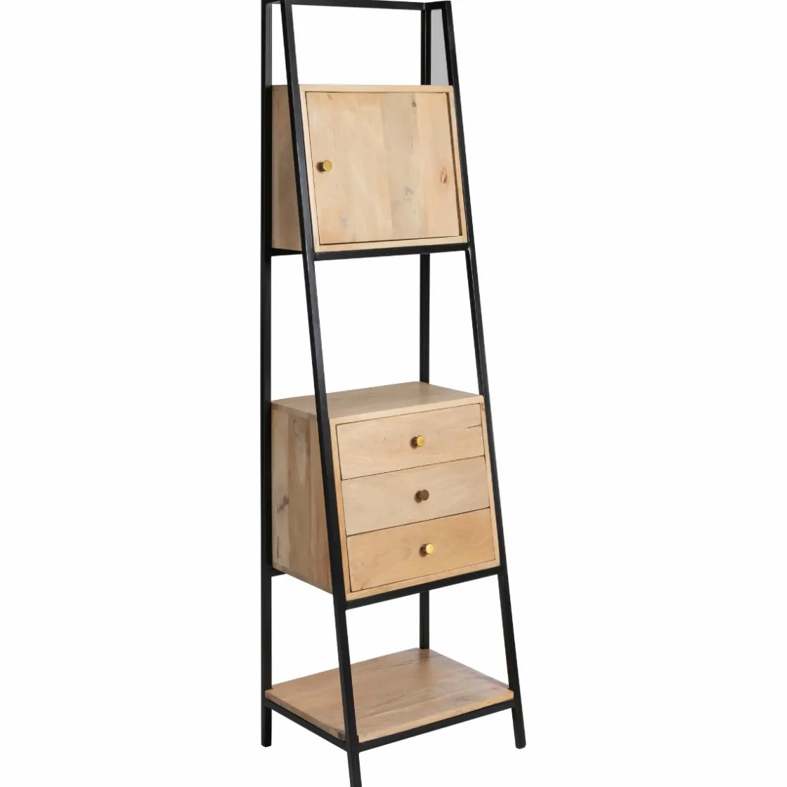 Made in Meubles Etagère<Etagère en bois de manguier et métal Mathieu