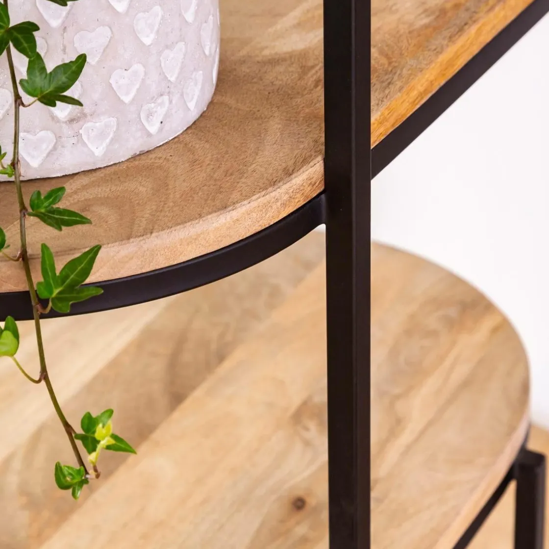 Made in Meubles Etagère<Etagère en bois de manguier et métal Owen