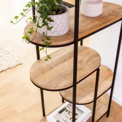 Made in Meubles Etagère<Etagère en bois de manguier et métal Owen