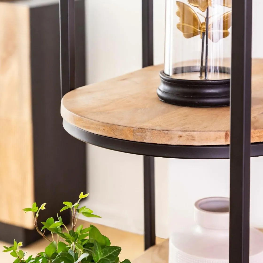 Made in Meubles Etagère<Etagère en bois de manguier et métal Owen