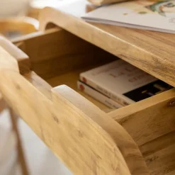 Made in Meubles Etagère|Chevet<Etagère murale arrondie en bois d'acacia Orane