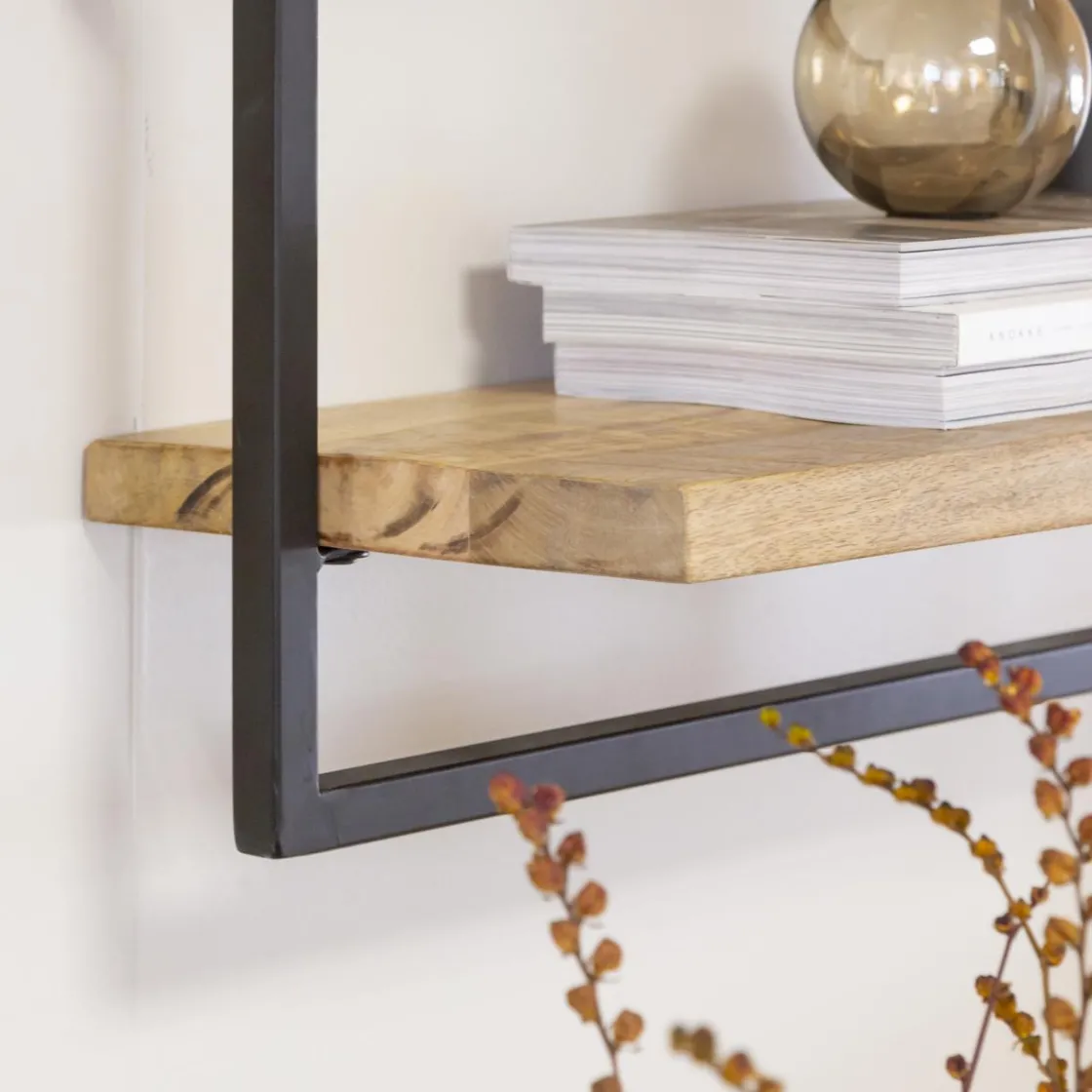 Made in Meubles Etagère|Décoration<Etagère murale en bois de manguier petit modèle Joie