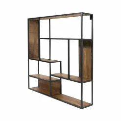 Made in Meubles Etagère<Etagère murale en métal et bois de manguier Marcel