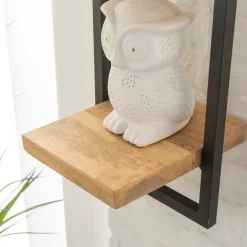 Made in Meubles Etagère|Décoration<Etagère murale haute en bois de manguier Joie